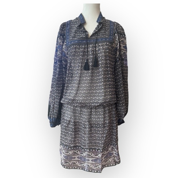 Ulla Johnson Reema Moonlight Boho Mini Dress Sz 8 Whimsical Ethereal 100% Silk - Picture 2 of 11